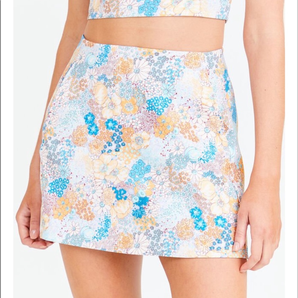 Floral set skirt